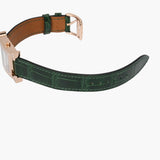 エルメス Hウォッチ ダイヤベゼル HH4.272　730/ZZ65 マラカイト レディース 腕時計 クォーツ 銀蔵