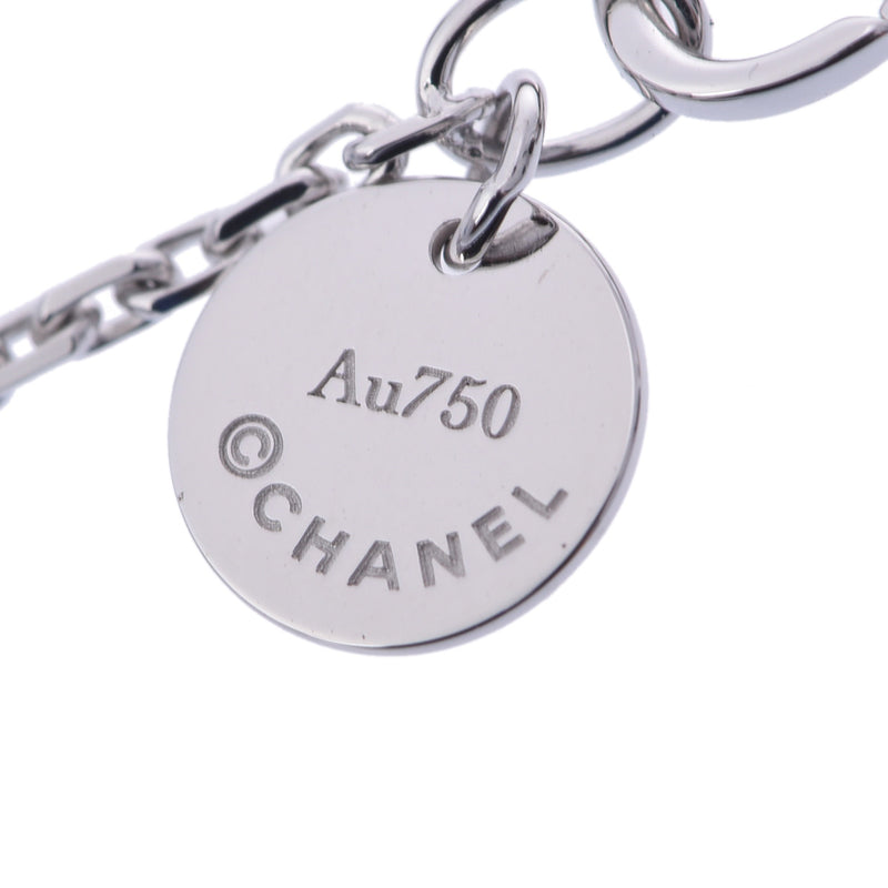 CHANEL シャネル ウルトラ ダイヤ レディース K18WG/黒セラミック ネックレス Aランク 中古 銀蔵