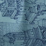 HERMES エルメス ツイルアップ 水色/赤 - レディース シルク100％ スカーフ Aランク 中古 銀蔵
