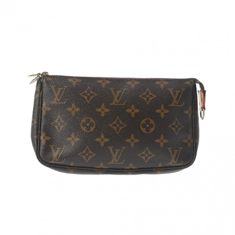 LOUIS VUITTON ルイヴィトン モノグラム ポシェット アクセソワール ブラウン M51980 レディース モノグラムキャンバス アクセサリーポーチ Bランク 中古 銀蔵