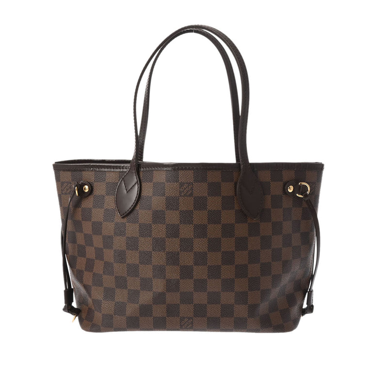 LOUIS VUITTON ルイヴィトン ダミエ ネヴァーフル PM 旧型 ブラウン N51109 レディース ダミエキャンバス ハンドバッグ Bランク 中古 銀蔵