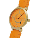 ルイヴィトン タンブール スリム QA103 オレンジ メンズ 腕時計 クォーツ 中古 銀蔵