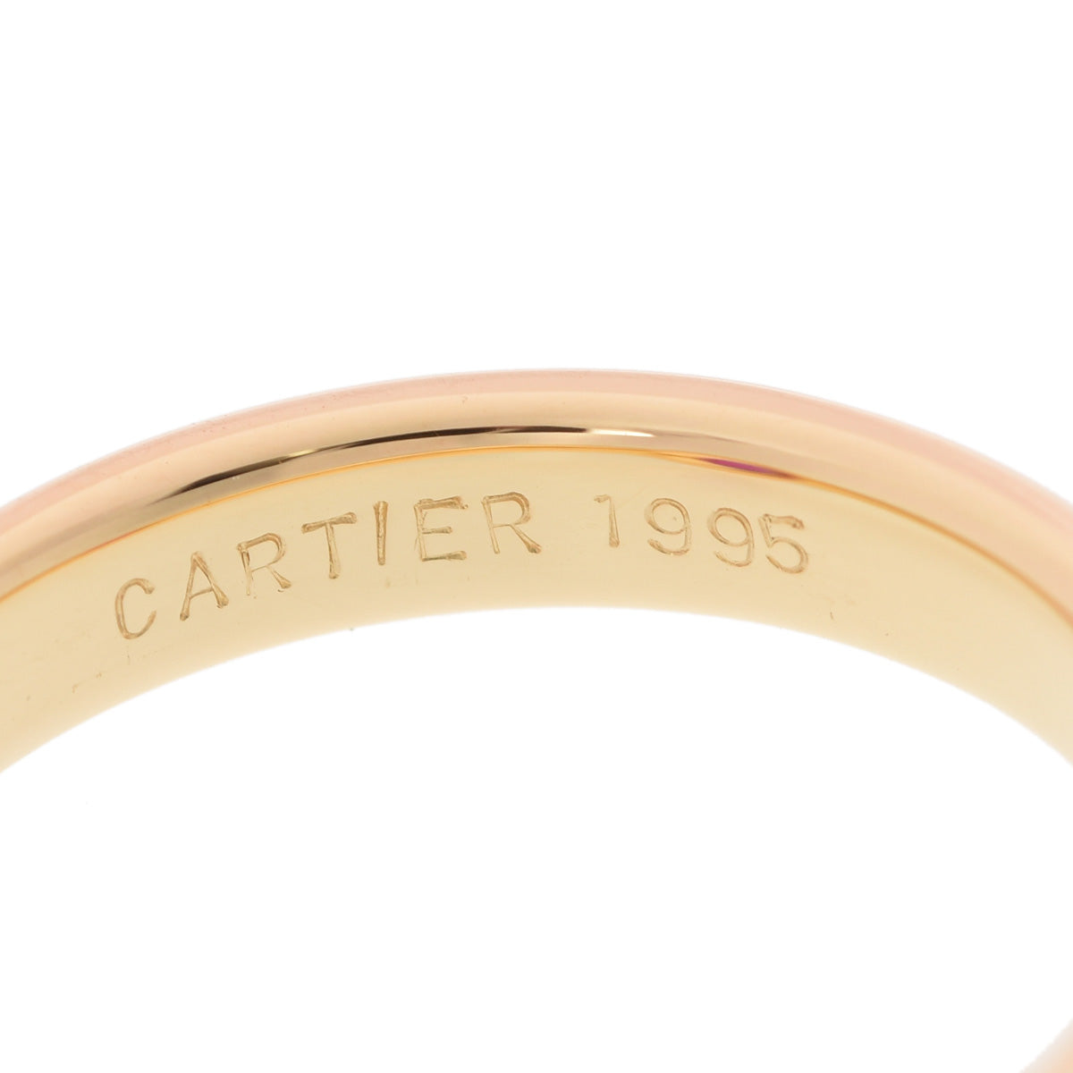 カルティエモノストーン ルビー スリーカラー #11 レディース リング