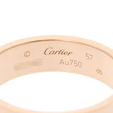 CARTIER カルティエ ラブリング #57 16.5号 レディース K18ピンクゴールド PG リング・指輪 Aランク 中古 銀蔵
