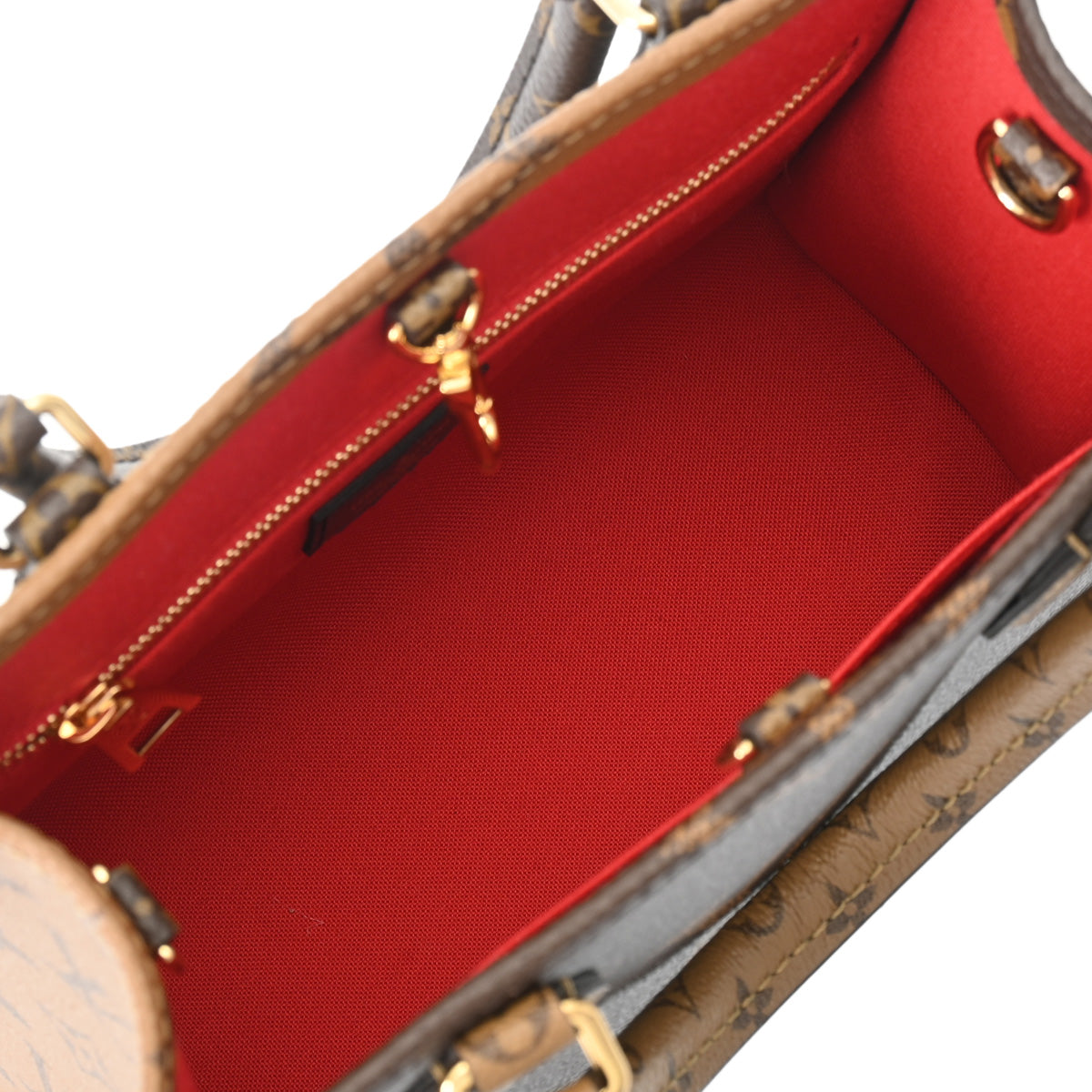 ルイヴィトンオンザゴー PM 2WAY 43013 ブラウン レディース