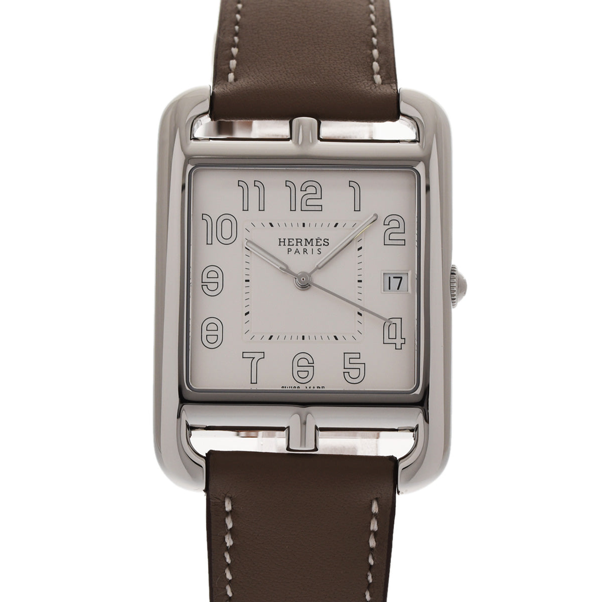 HERMES アナログ時計 シルバー/ブラウン 51gMFsVRb4L._SY350_QL30_.jpg