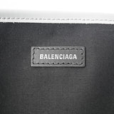 BALENCIAGA バレンシアガ ネイビーカバス M グレー 581292 レディース コットン カーフ ハンドバッグ 新同 中古 銀蔵