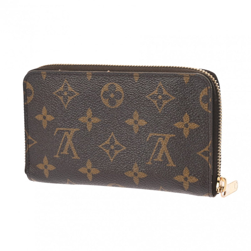 LOUIS VUITTON ルイヴィトン モノグラム ジッピーコンパクトウォレット ブラウン M61440 レディース モノグラムキャンバス 長財布 Bランク 中古 銀蔵