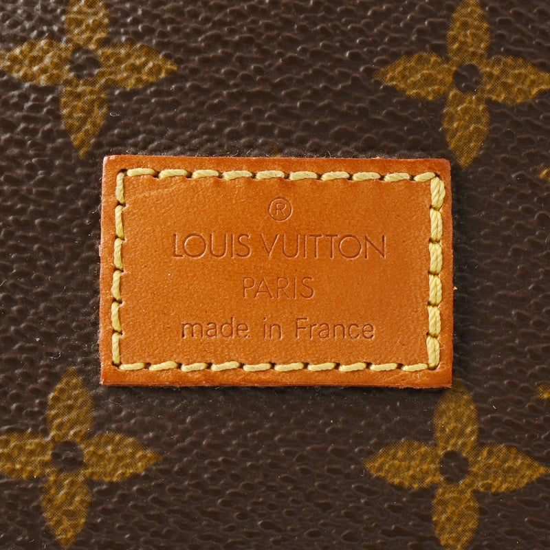 LOUIS VUITTON ルイヴィトン モノグラム ソミュール 35 ブラウン M42254 レディース モノグラムキャンバス ショルダーバッグ Bランク 中古 銀蔵