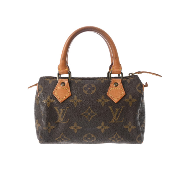 LOUIS VUITTON ルイヴィトン モノグラム ミニ スピーディ 2WAY ブラウン M41534 レディース モノグラムキャンバス ハンドバッグ Bランク 中古 銀蔵