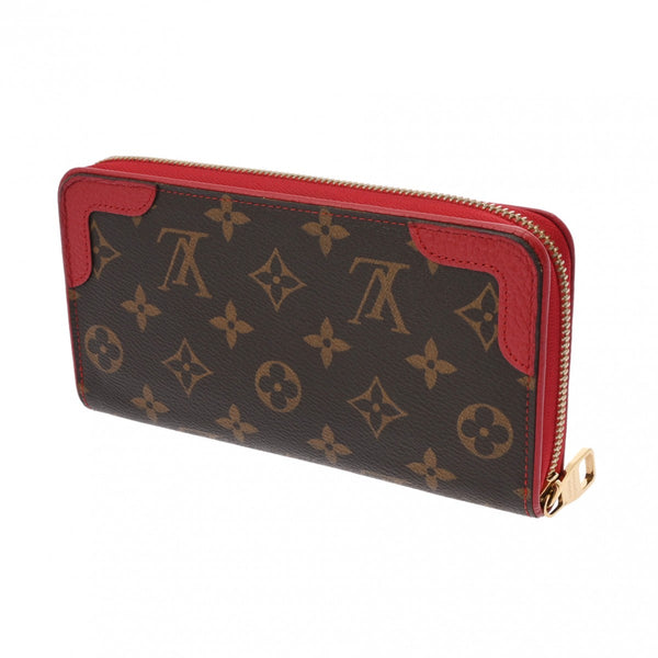 LOUIS VUITTON ルイヴィトン モノグラム ジッピーウォレット レティーロ  スリーズ M61854 レディース モノグラムキャンバス 長財布 ABランク 中古 銀蔵