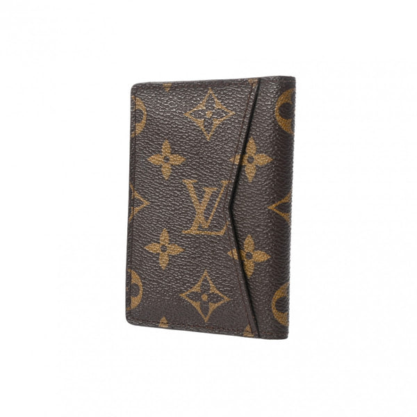 LOUIS VUITTON ルイヴィトン モノグラム オーガナイザー ドゥポッシュ ブラウン M60502 ユニセックス モノグラムキャンバス パスケース Bランク 中古 銀蔵