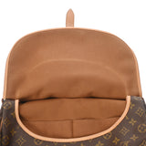 LOUIS VUITTON ルイヴィトン モノグラム ソミュール 35 ブラウン M42254 レディース モノグラムキャンバス ショルダーバッグ Bランク 中古 銀蔵