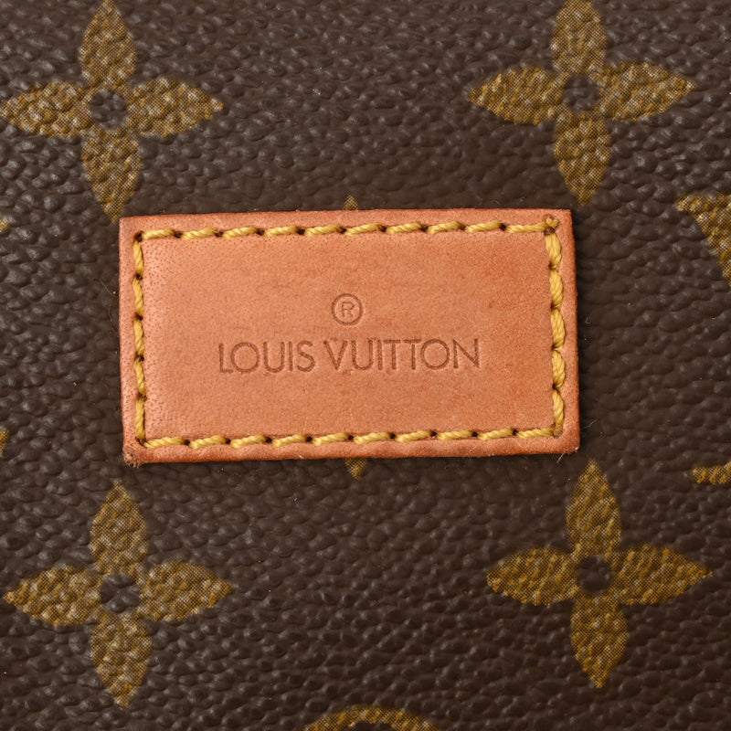 LOUIS VUITTON ルイヴィトン モノグラム ソミュール 35 ブラウン M42254 レディース モノグラムキャンバス ショルダーバッグ Bランク 中古 銀蔵