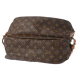 LOUIS VUITTON ルイヴィトン モノグラム ソミュール 35 ブラウン M42254 レディース モノグラムキャンバス ショルダーバッグ Bランク 中古 銀蔵