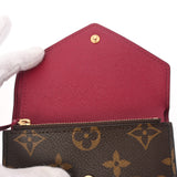 LOUIS VUITTON ルイヴィトン モノグラム ポルトフォイユ ヴィクトリーヌ 旧型 フューシャ M41938 ユニセックス モノグラムキャンバス 三つ折り財布 Aランク 中古 銀蔵