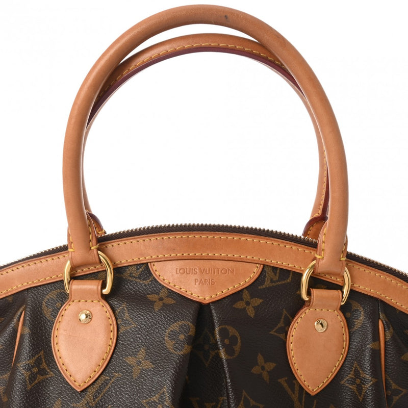 LOUIS VUITTON ルイヴィトン モノグラム ティヴォリ PM ブラウン M40143 レディース モノグラムキャンバス ハンドバッグ Bランク 中古 銀蔵