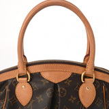 LOUIS VUITTON ルイヴィトン モノグラム ティヴォリ PM ブラウン M40143 レディース モノグラムキャンバス ハンドバッグ Bランク 中古 銀蔵