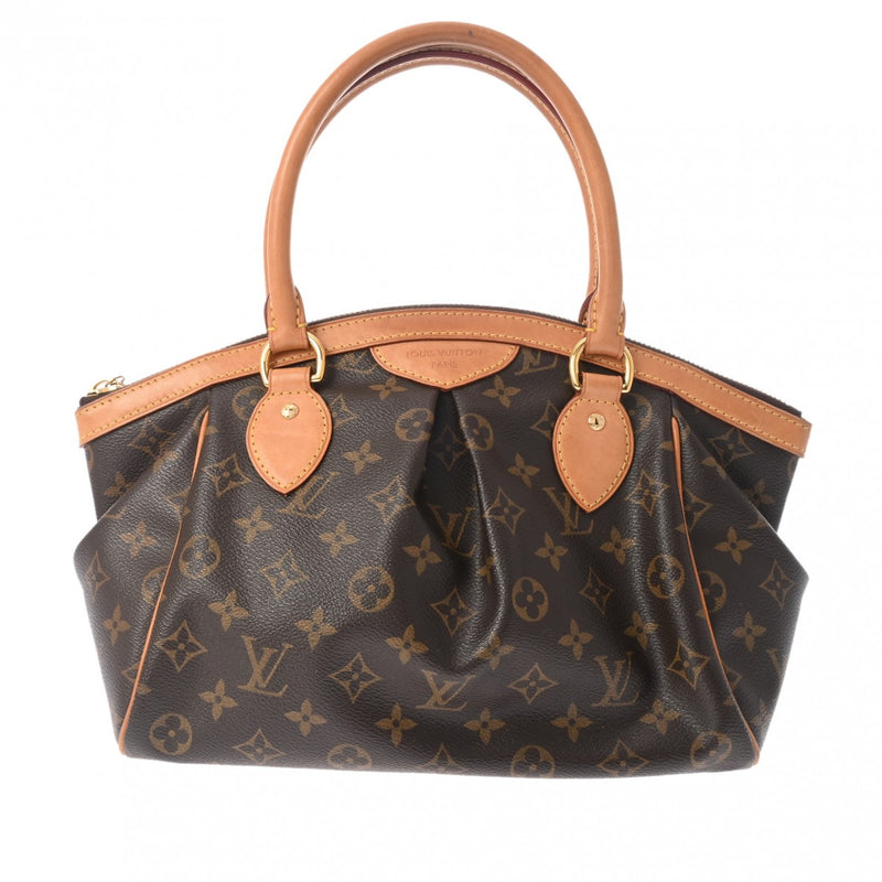 LOUIS VUITTON ルイヴィトン モノグラム ティヴォリ PM ブラウン M40143 レディース モノグラムキャンバス ハンドバッグ Bランク 中古 銀蔵