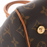 LOUIS VUITTON ルイヴィトン モノグラム ティヴォリ PM ブラウン M40143 レディース モノグラムキャンバス ハンドバッグ Bランク 中古 銀蔵