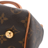 LOUIS VUITTON ルイヴィトン モノグラム ティヴォリ PM ブラウン M40143 レディース モノグラムキャンバス ハンドバッグ Bランク 中古 銀蔵