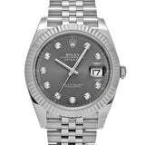 【現金特価】ROLEX ロレックス デイトジャスト41 10Pダイヤ 126334G メンズ SS/WG 腕時計 自動巻き 未使用 銀蔵