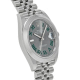 ロレックス デイトジャスト 41 126300 8桁ランダム番 ストレートローマ メンズ 腕時計 自動巻き 銀蔵