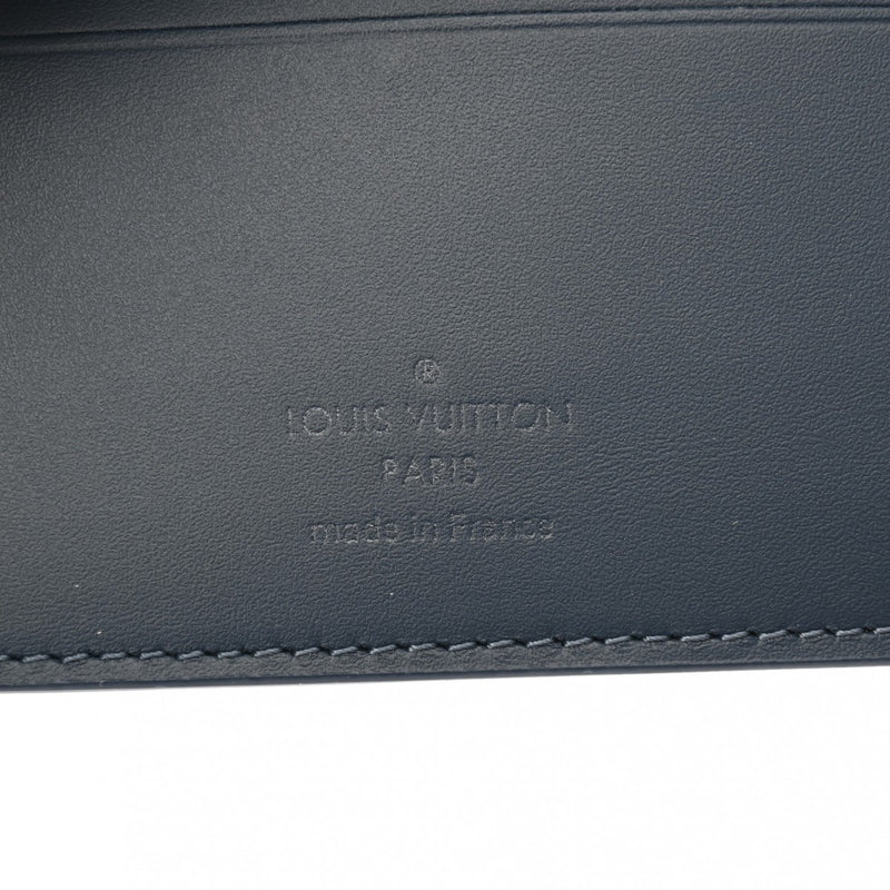 LOUIS VUITTON ルイヴィトン モノグラムシャドウ ポルトフォイユ・ミュルティプル ブルーマリーヌ M83379 メンズ レザー 二つ折り財布 新品 銀蔵