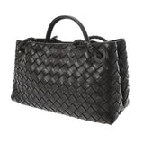 BOTTEGAVENETA ボッテガヴェネタ スモールイーストウエストアンディアーモ ブラウン GP金具 レディース ラムスキン ハンドバッグ 新同 中古 銀蔵