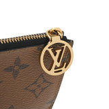 LOUIS VUITTON ルイヴィトン モノグラムリバース ポルトカルトロミー ブラウン M81912 レディース モノグラムリバースキャンバス カードケース ABランク 中古 銀蔵