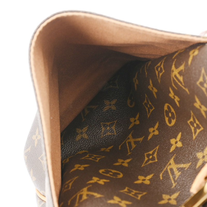 LOUIS VUITTON ルイヴィトン モノグラム トータリーMM  ブラウン M56689 レディース モノグラムキャンバス トートバッグ Bランク 中古 銀蔵