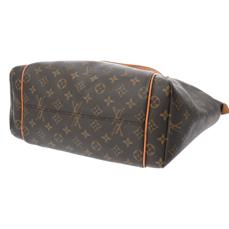 LOUIS VUITTON ルイヴィトン モノグラム トータリーMM  ブラウン M56689 レディース モノグラムキャンバス トートバッグ Bランク 中古 銀蔵