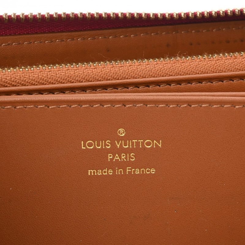 LOUIS VUITTON ルイヴィトン モノグラム ジッピーウォレット ボルドー M69994 レディース ジャガード 長財布 Bランク 中古 銀蔵