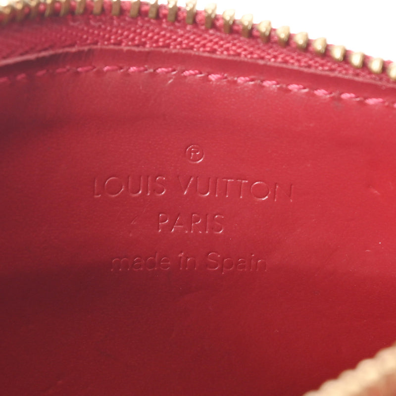 LOUIS VUITTON ルイヴィトン ヴェルニ ポシェットクレ NM ポムダレール M93557 レディース モノグラムヴェルニ コインケース Bランク 中古 銀蔵