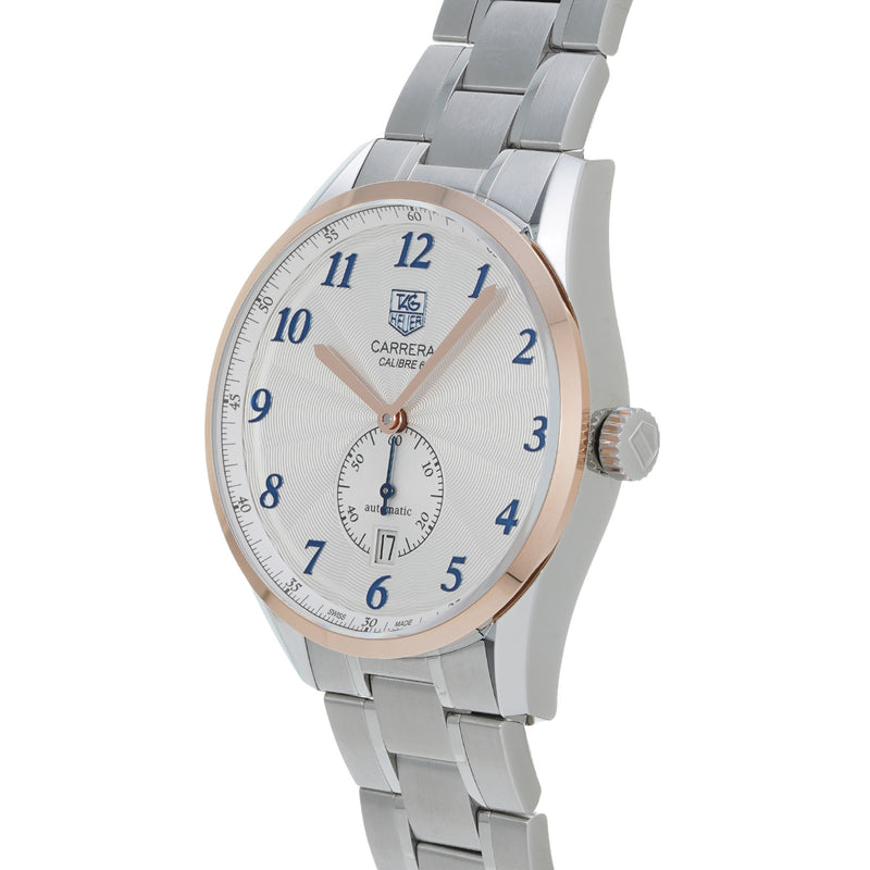 タグホイヤー カレラ ヘリテージ キャリバー6 WAS2155.BA0732 シルバー メンズ 腕時計 自動巻き 銀蔵