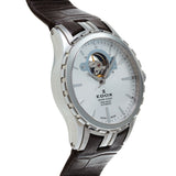 エドックス グランドオーシャン オープンハート 85008 シルバー メンズ 腕時計 自動巻き 銀蔵