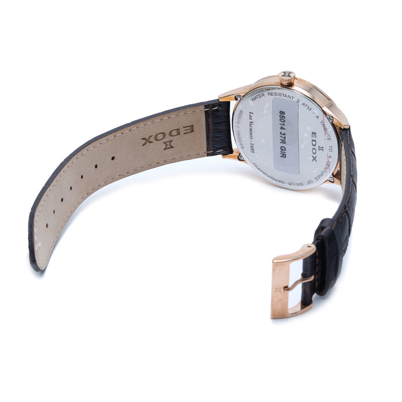 エドックス レべモン 85014 ブラック メンズ 腕時計 自動巻き 銀蔵