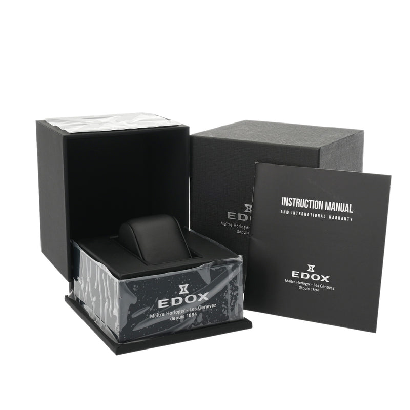 エドックス レべモン 85014 ブラック メンズ 腕時計 自動巻き 銀蔵