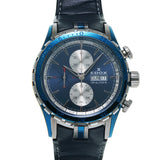 エドックス グランドオーシャン 01121 ブルー メンズ 腕時計 自動巻き 銀蔵