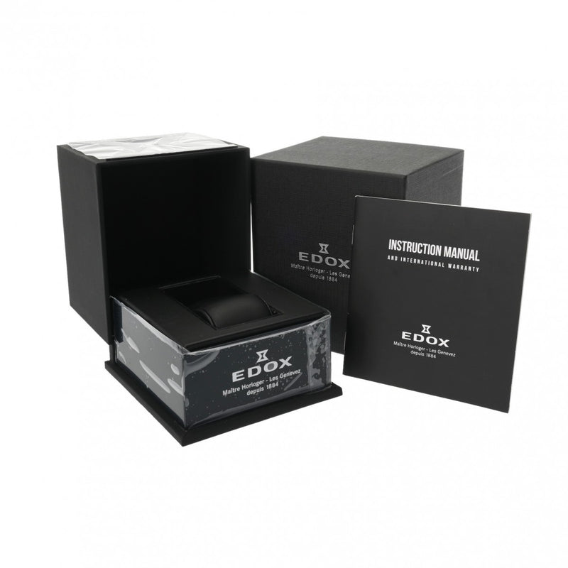 エドックス グランドオーシャン 01121 ブルー メンズ 腕時計 自動巻き 銀蔵