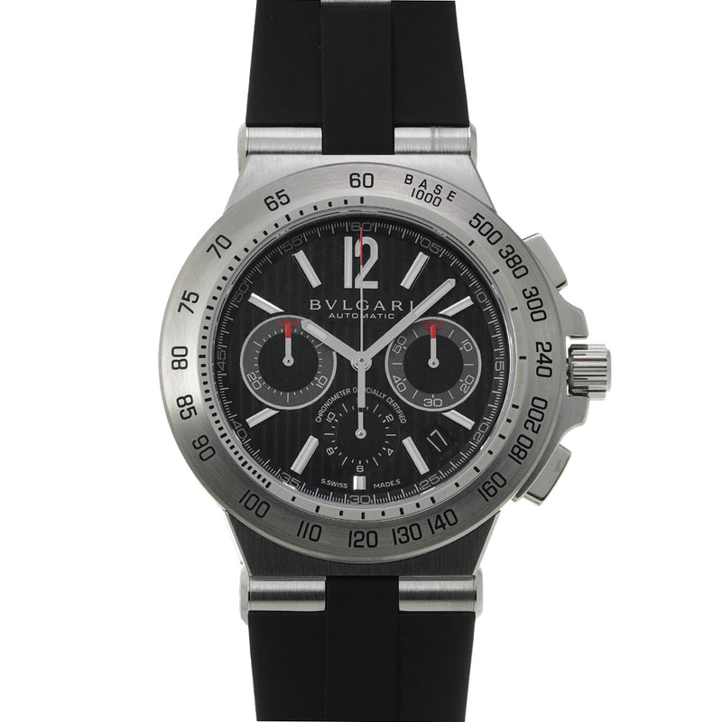 ブルガリ ディアゴノ DP42BSVDCH ブラック メンズ 腕時計 自動巻き 銀蔵