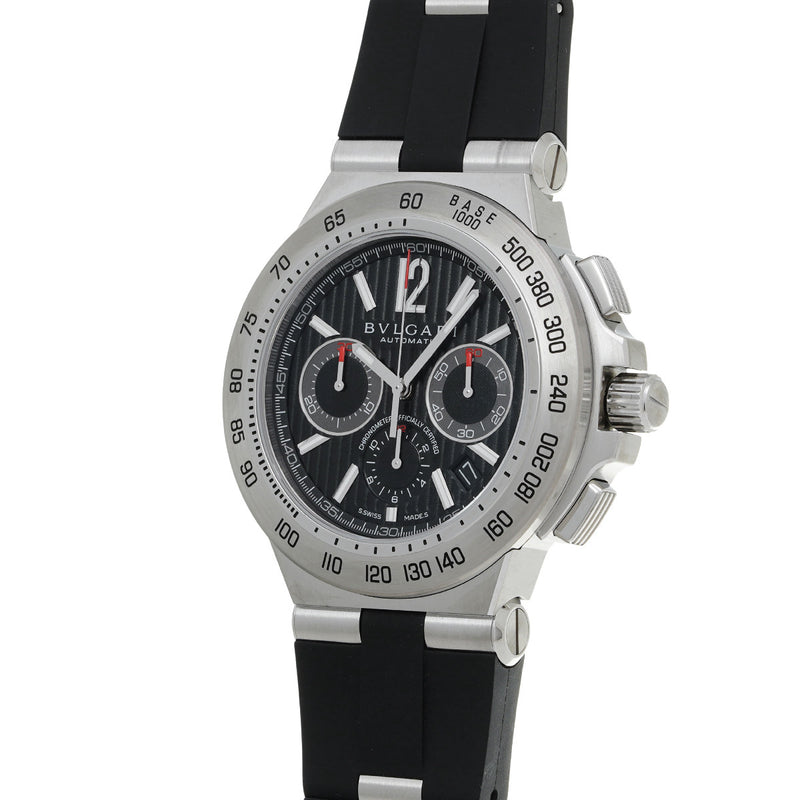 ブルガリ ディアゴノ DP42BSVDCH ブラック メンズ 腕時計 自動巻き 銀蔵