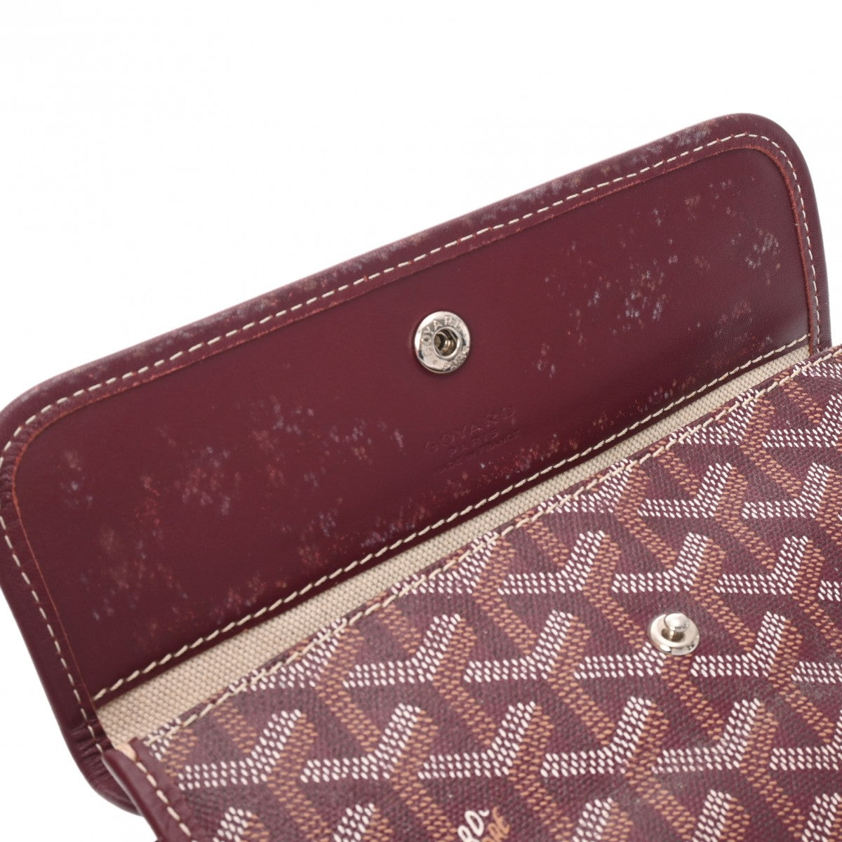 ゴヤールサンルイ PM ヘリボーン ワインレッド レディース トート