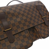 LOUIS VUITTON ルイヴィトン ダミエ ブロードウェイ ブラウン N42270 ユニセックス ダミエキャンバス ショルダーバッグ Bランク 中古 銀蔵