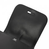 HERMES エルメス ポシェット スティーブ ブラック □N刻印(2010年頃) ユニセックス レザー ショルダーバッグ ABランク 中古 銀蔵