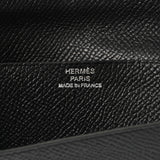 HERMES エルメス オオサカ ブラック □Q刻印(2013年頃) レディース エプソン 長財布 Bランク 中古 銀蔵