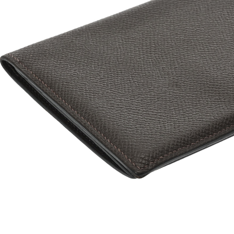 HERMES エルメス オオサカ ブラウン D刻印(2019年頃) レディース エプソン 長財布 Bランク 中古 銀蔵