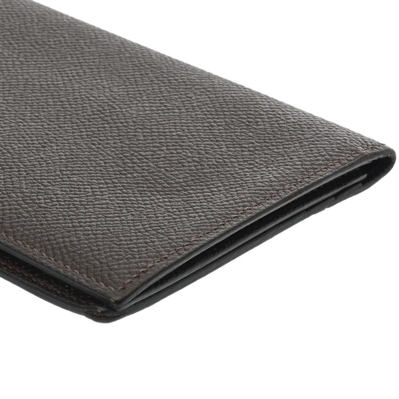 HERMES エルメス オオサカ ブラウン D刻印(2019年頃) レディース エプソン 長財布 Bランク 中古 銀蔵