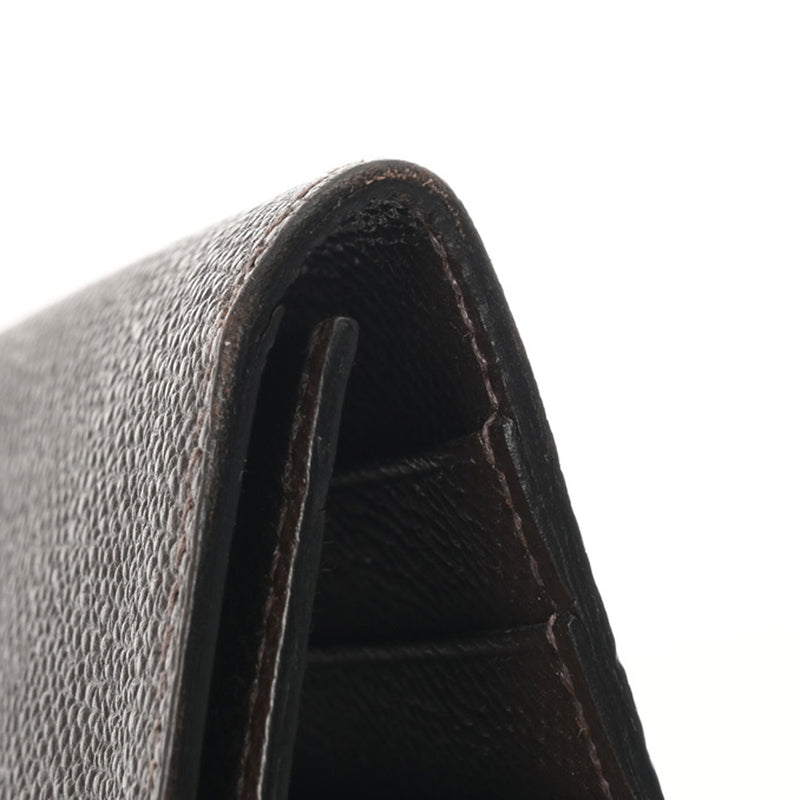 HERMES エルメス オオサカ ブラウン D刻印(2019年頃) レディース エプソン 長財布 Bランク 中古 銀蔵