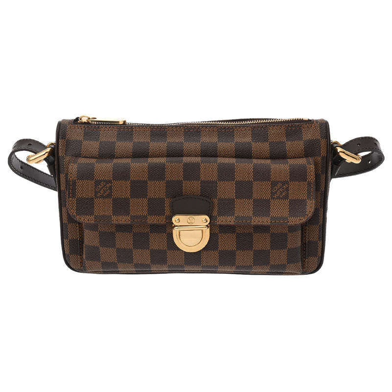 LOUIS VUITTON ルイヴィトン ダミエ ラヴェッロ GM ブラウン N60006 レディース ダミエキャンバス ショルダーバッグ ABランク 中古 銀蔵